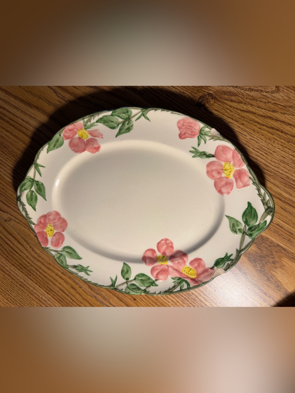 Vintage Franciscan Desert Rose 14” Oval Serving Platter